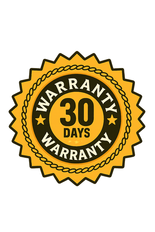 + 30-Day Warranty