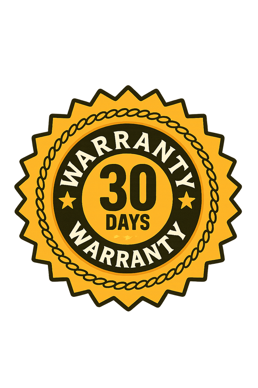+ 30-Day Warranty